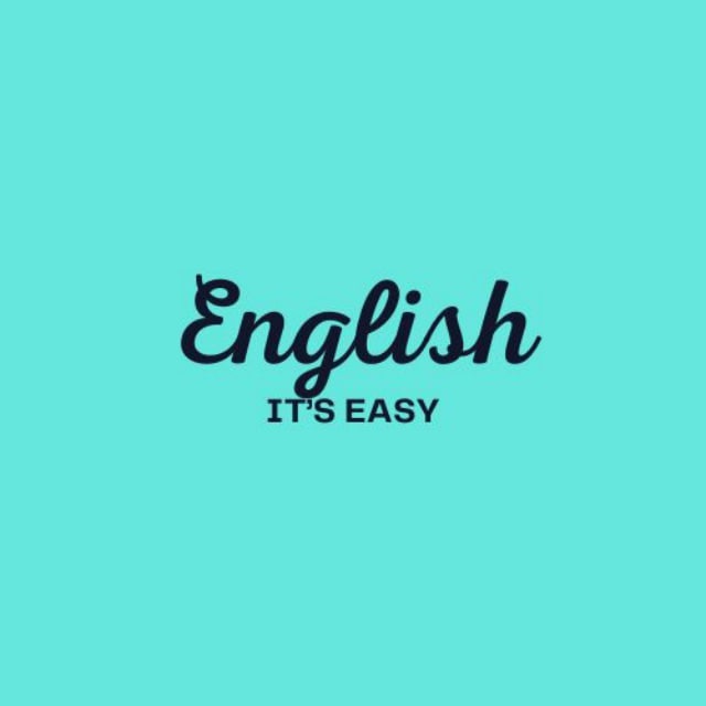 English - it's easy