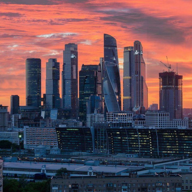 Небоскребы Москвы. Skyscrapers of Moscow